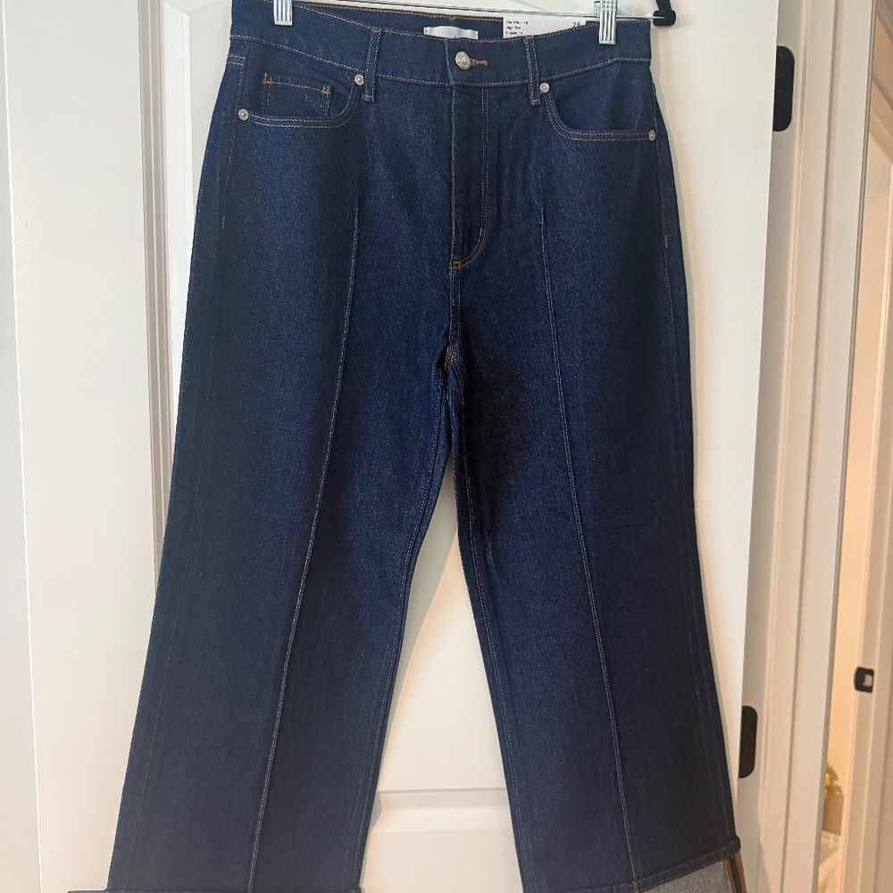 Loft Wide Leg High Rise Regular Fit Sz: 28/8